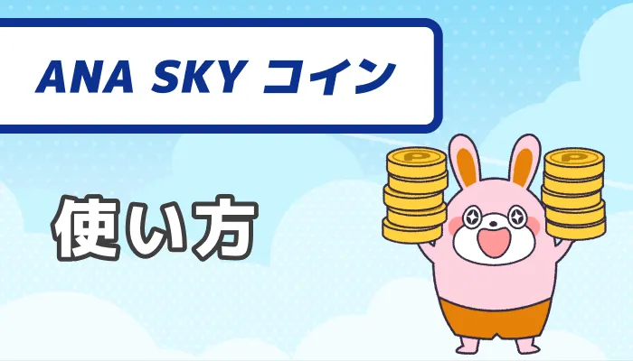 ANA SKY コイン：使い方
